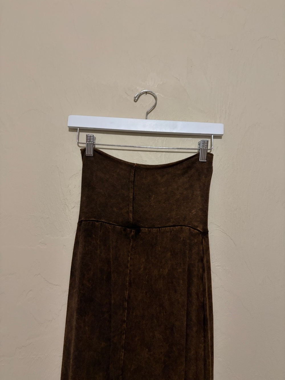 Party Brown Fringe Maxi Skirt. New without Tags. - Picture 5 of 9
